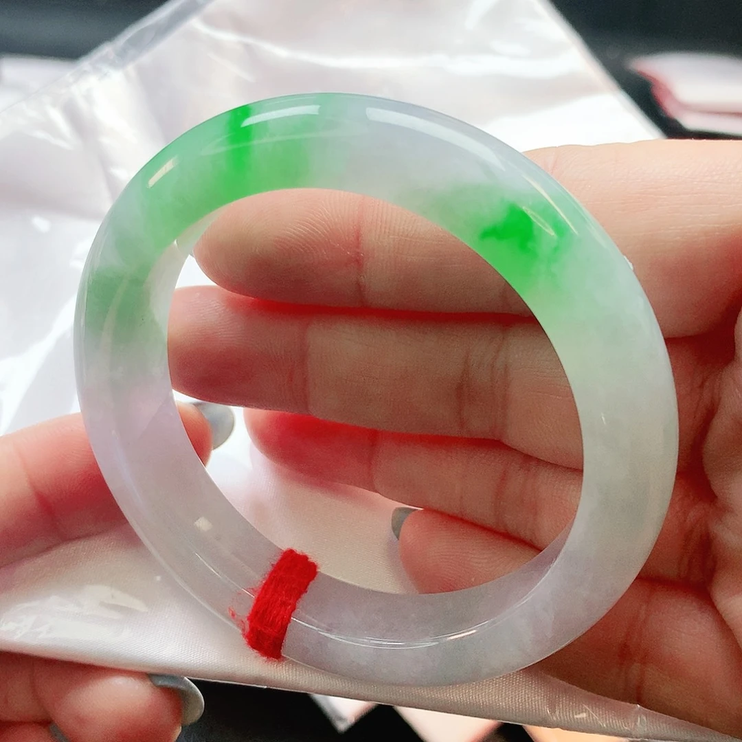 未镶嵌手镯翡翠正圈1627