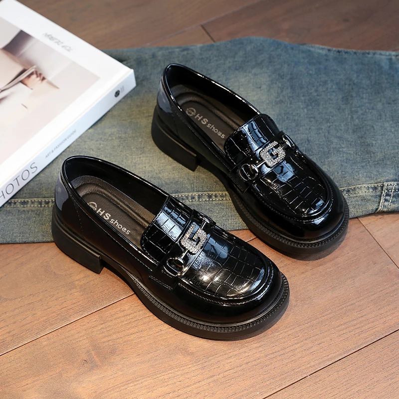 小众设计时尚休闲百搭浅口乐福鞋女2025年韩版春季新款女鞋