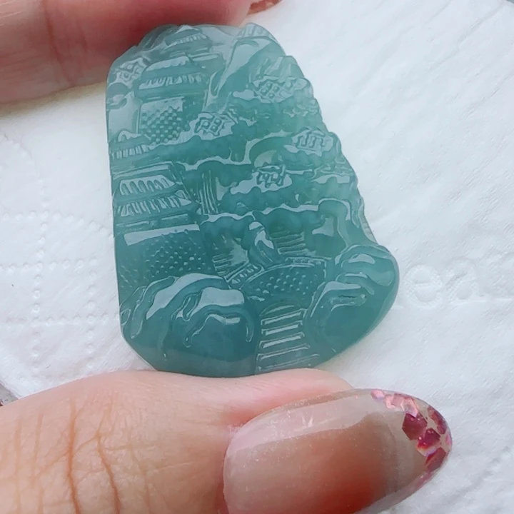 翡翠未镶嵌颈饰多样性发货天然A货翡翠