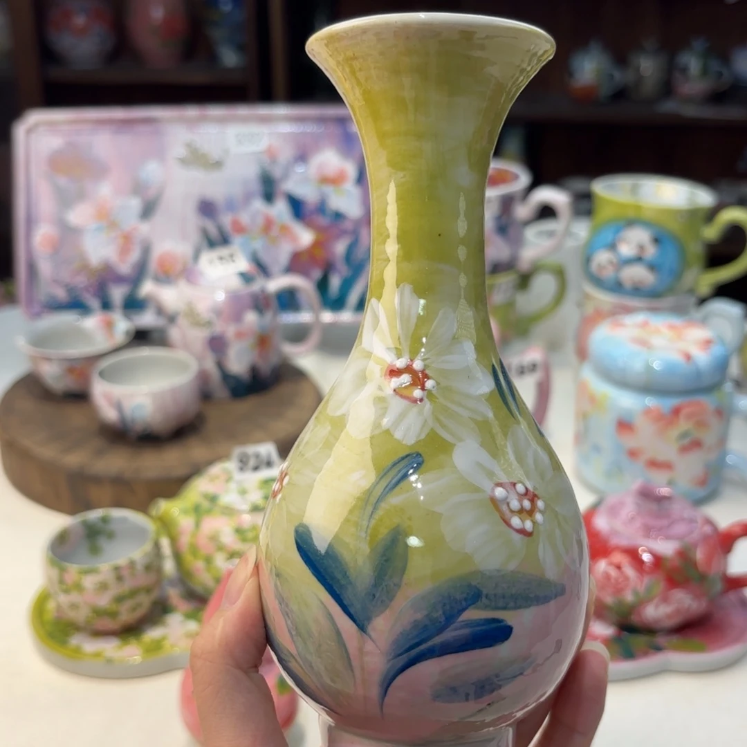 景德镇手绘高温釉下彩陶瓷茶具