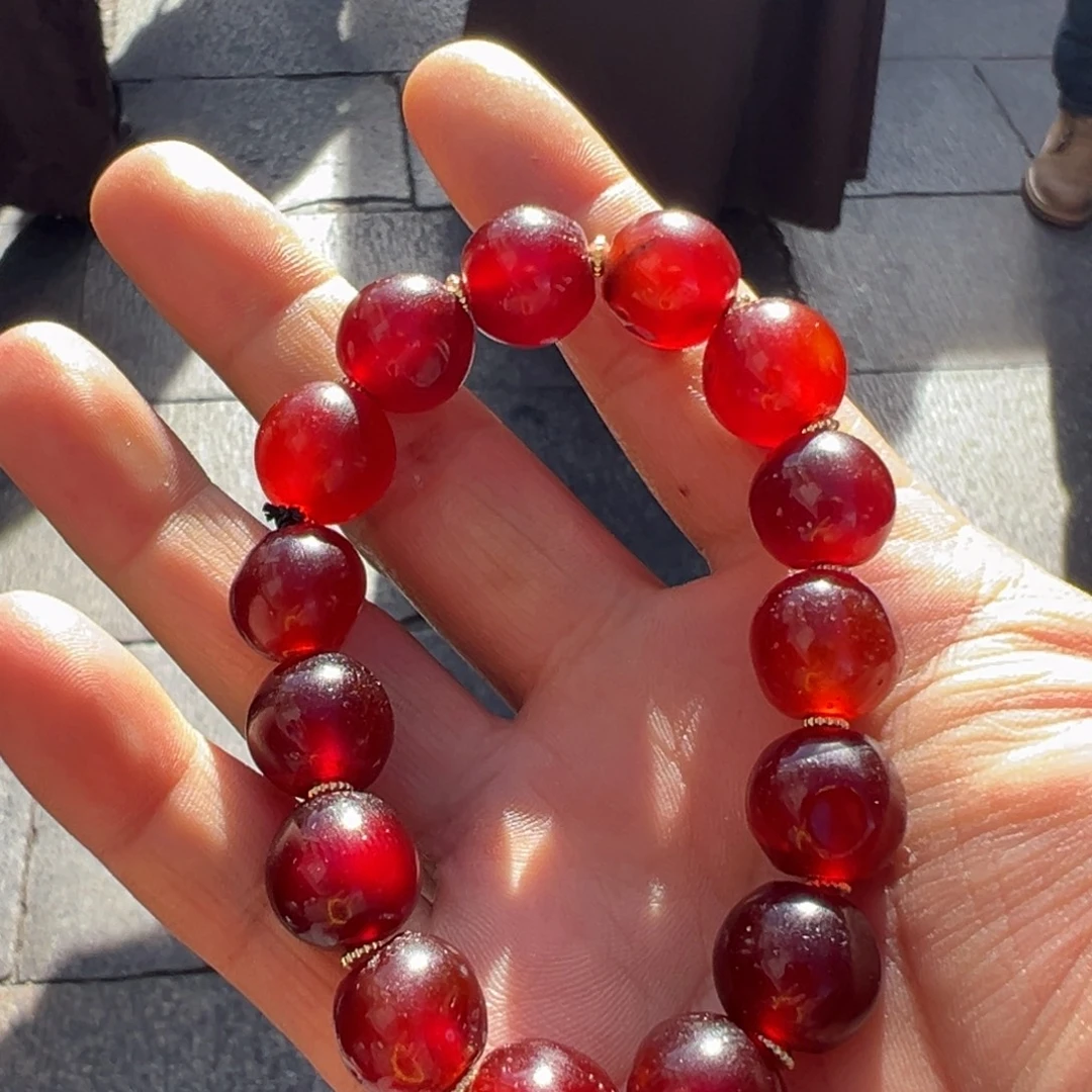 玛瑙/玉髓合金手链拉萨强扎西藏传推荐一件