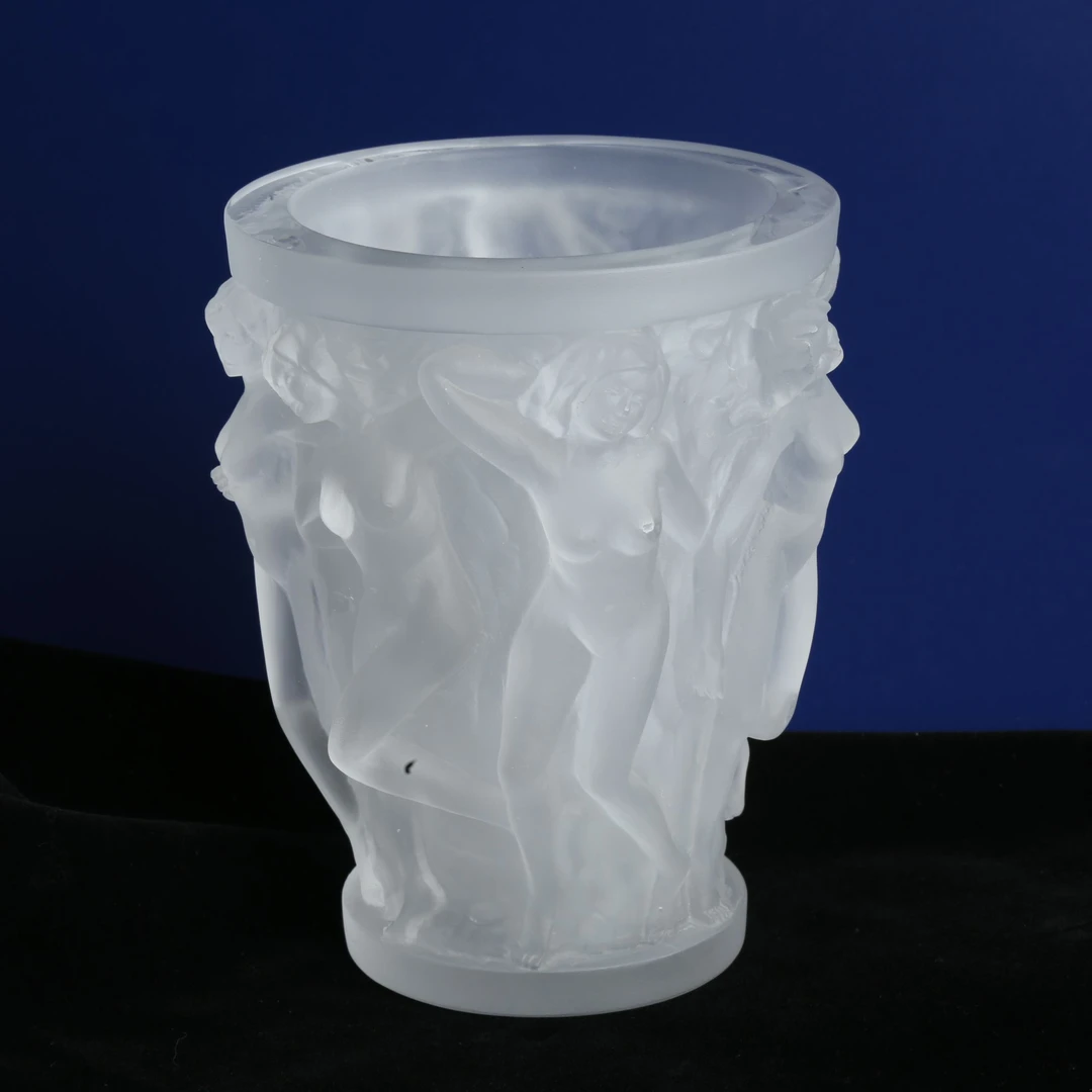 裸女琉璃花瓶摆件手工创意现代玄关书房桌面摆设透明加厚轻奢