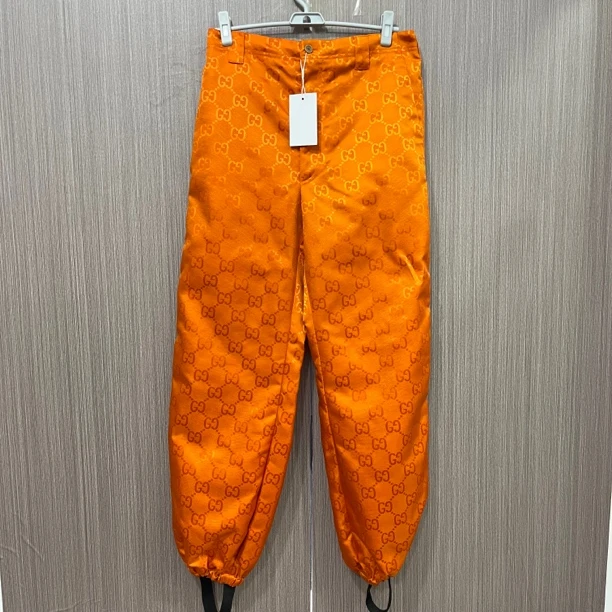 99新 GUCCI/古驰 99新Gucci古驰满印尼龙裤 尺码：44