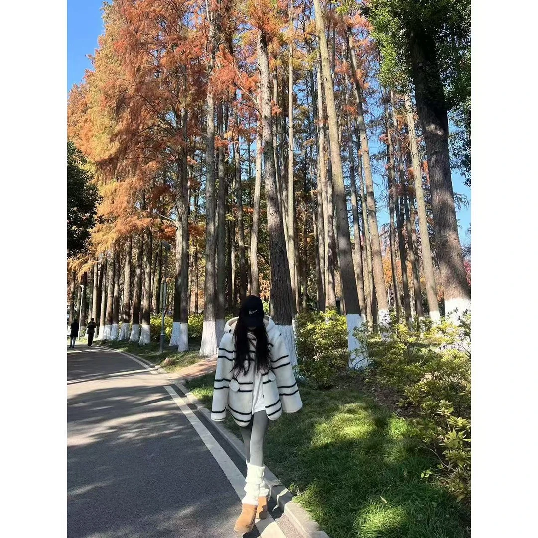 徐秋阳  冬日回忆录  百搭时尚休闲设计感显瘦显白上衣11812