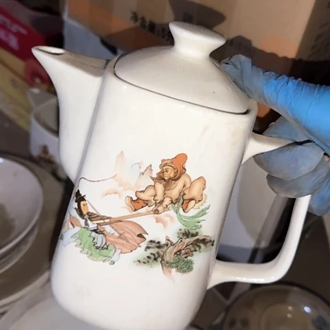 瓷片国营厂库存微瑕粗糙