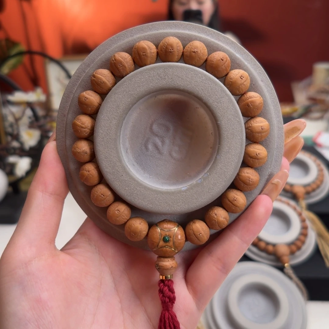 凤眼菩提手串一***玩11mm铁籽单圈素串货头