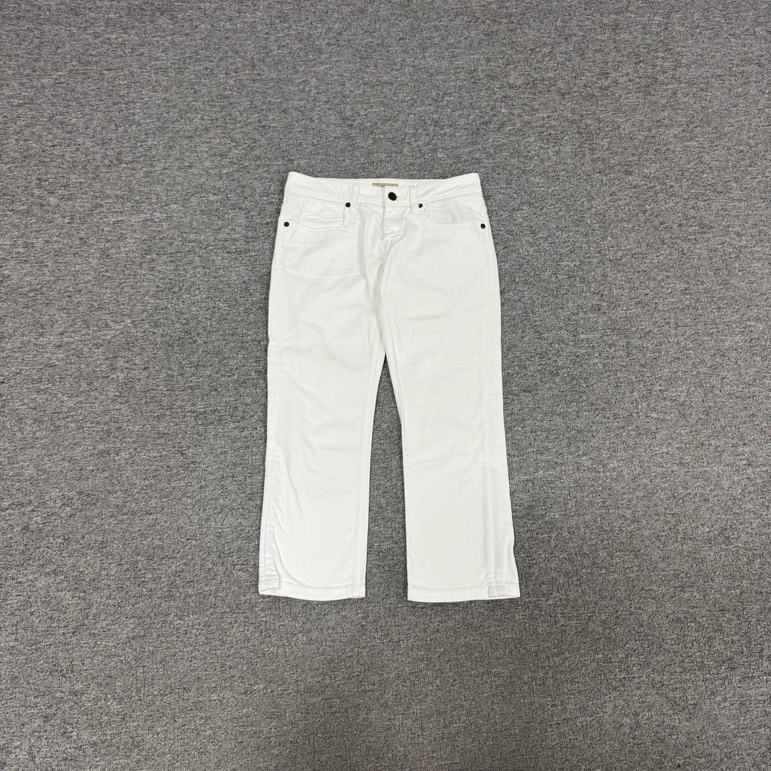 99新 AMIPARIS 博柏利 白色 牛仔 直筒裤 26码 99新