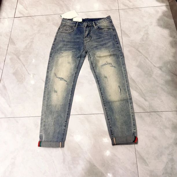 男士小脚牛仔裤微弹力