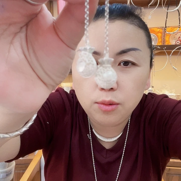 吊坠足银万能耳扣福袋耳环
