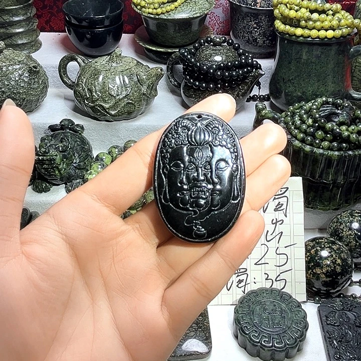 蛇纹石玉合金珠宝半成品