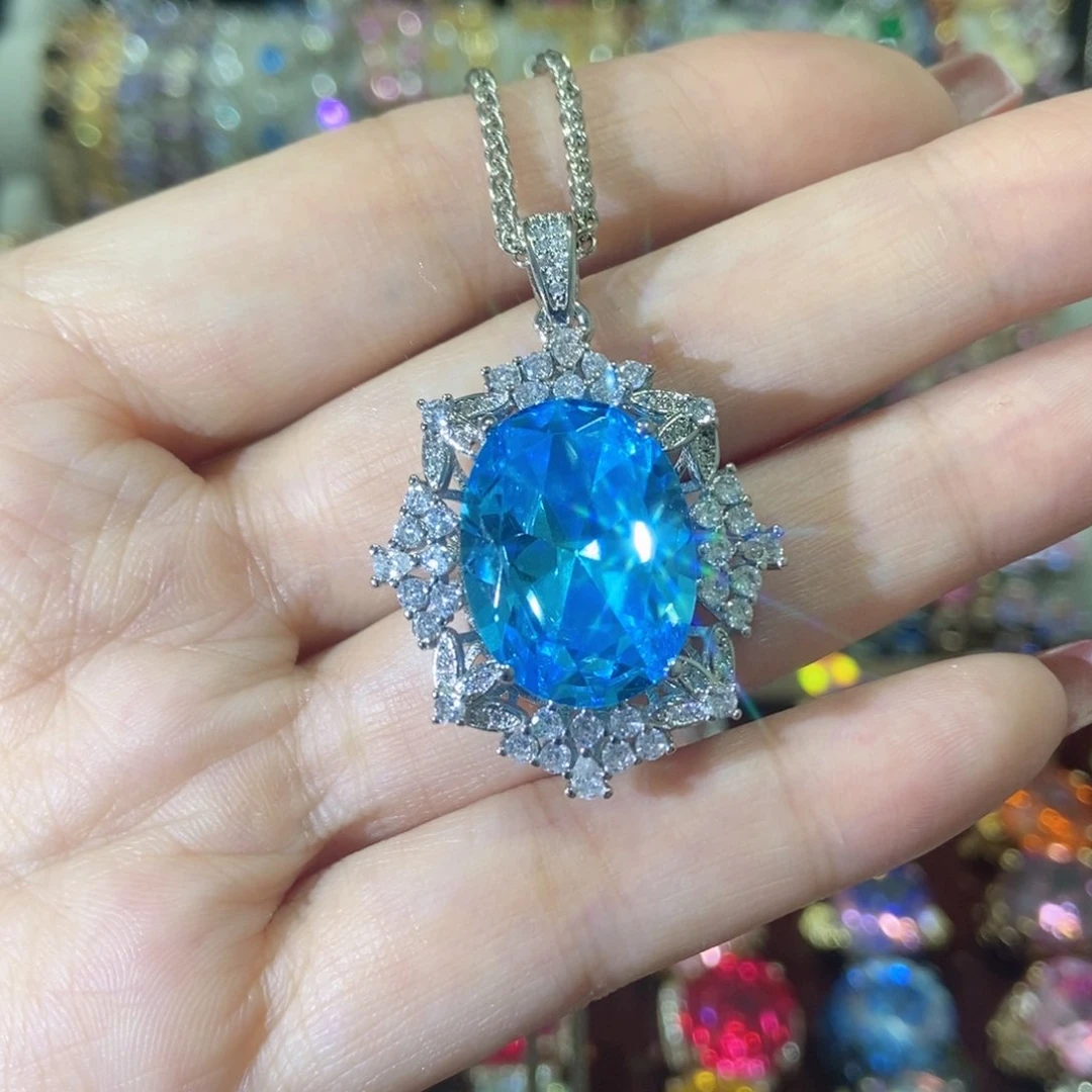 66锆石（处理）吊坠