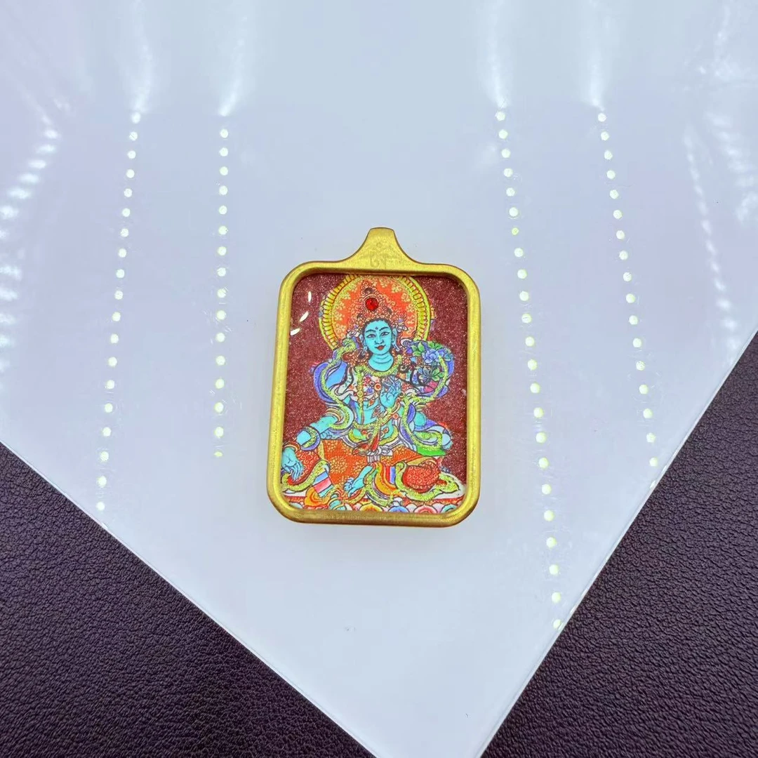 天然辰砂「戴琴珠宝」FR6565-37*35mm左右辰砂吊坠