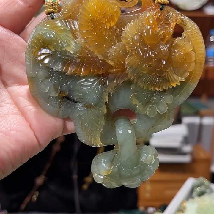 未镶嵌岫玉毛衣链