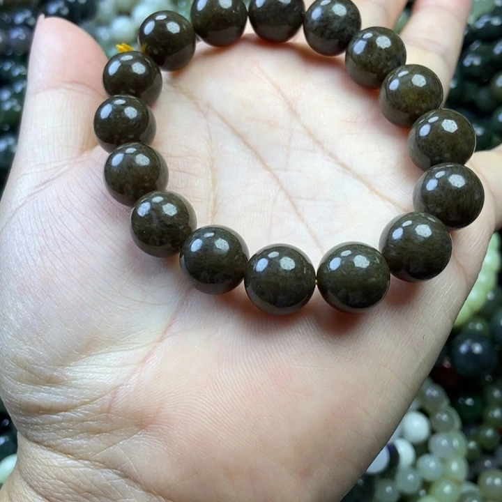 颈饰未镶嵌和田玉卡，12