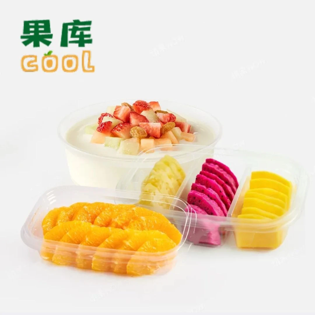 草莓混合酸奶捞约350g+【小三拼】芒果+红心火龙果+凤梨350g+【单切】橙子250g