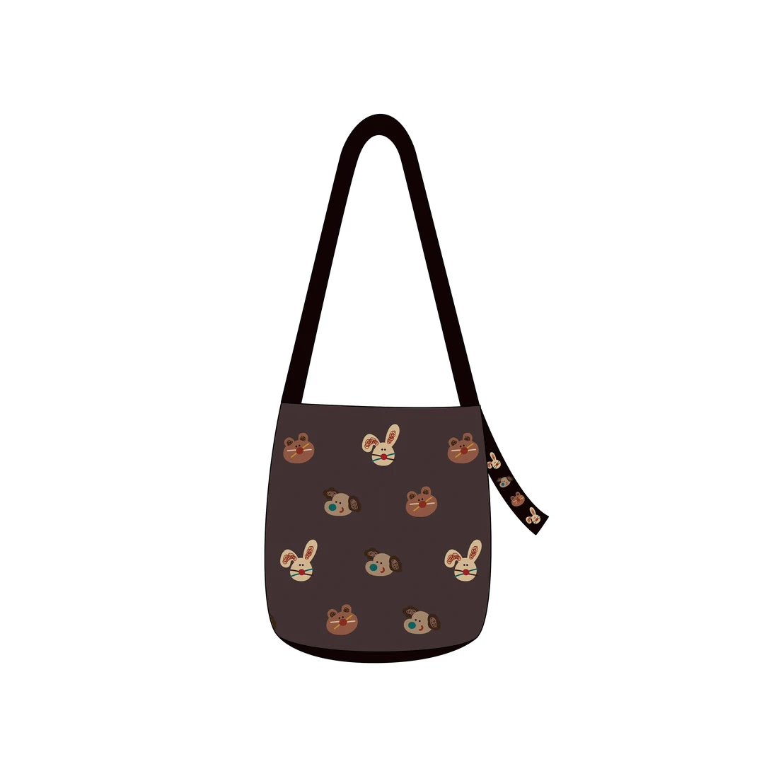 尼睿 good friend 设计师原创百搭水桶包单肩斜跨女小众通勤包包