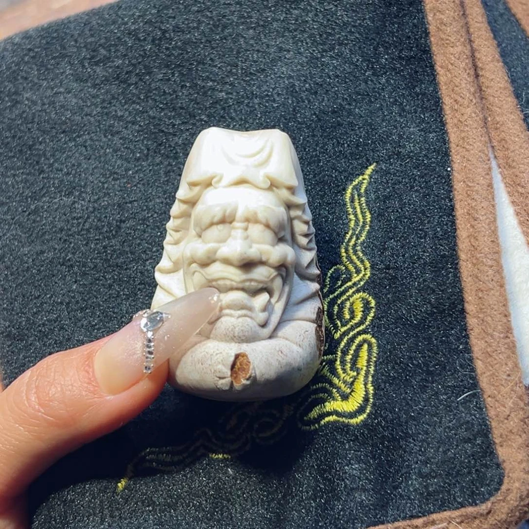 鹿骨把件鹿骨鹿角