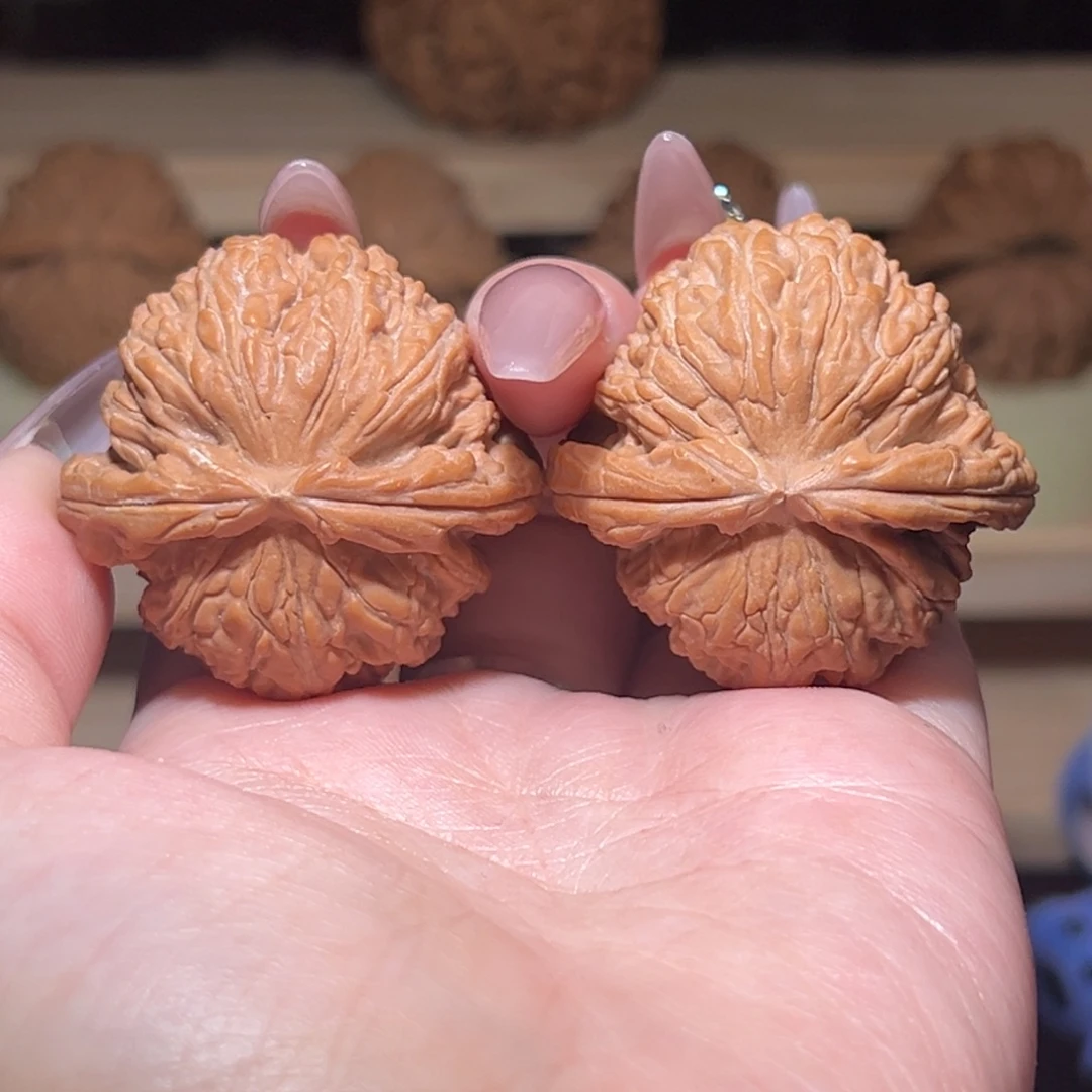 文玩核桃吊坠39全品闷白