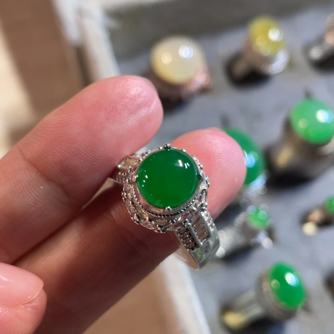 未镶嵌定制翡翠蛋面