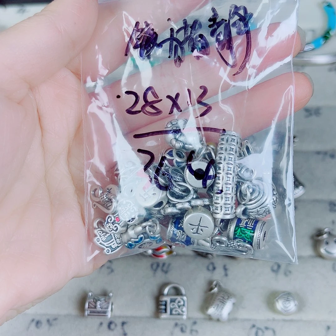 珐琅足银足银配件