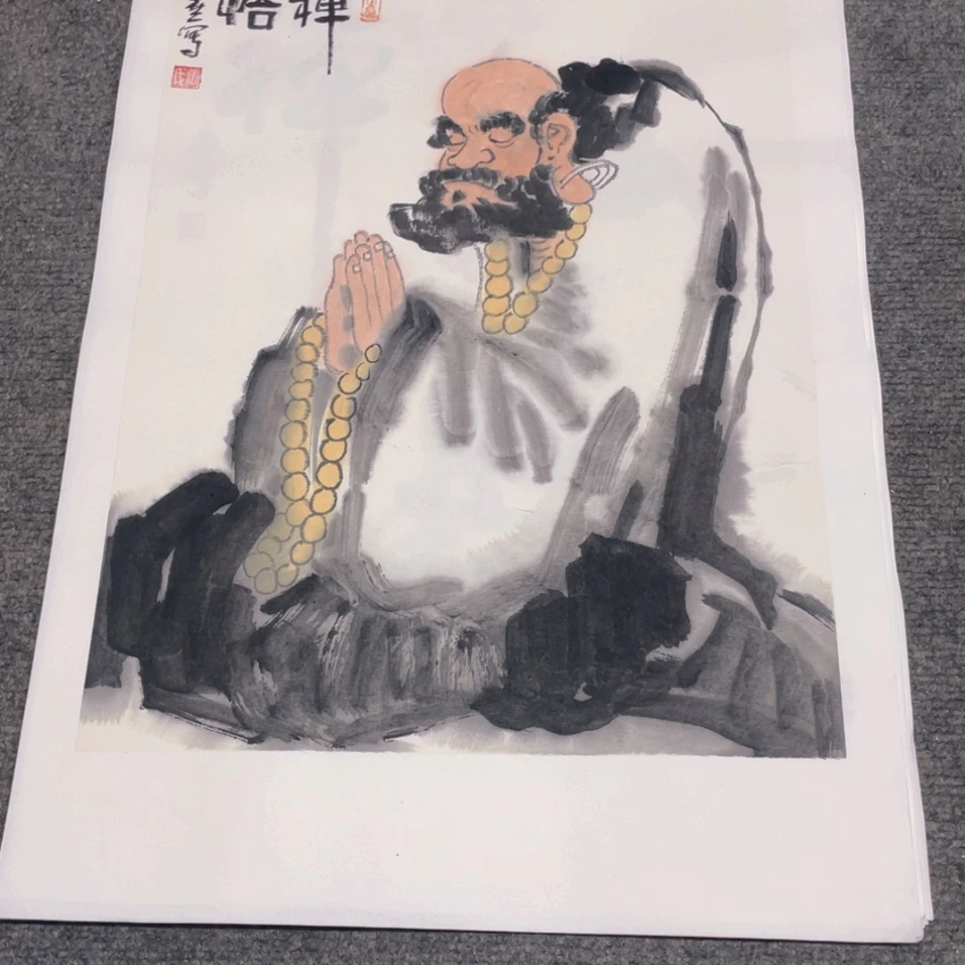 国画1.4平尺纯手绘国画作品