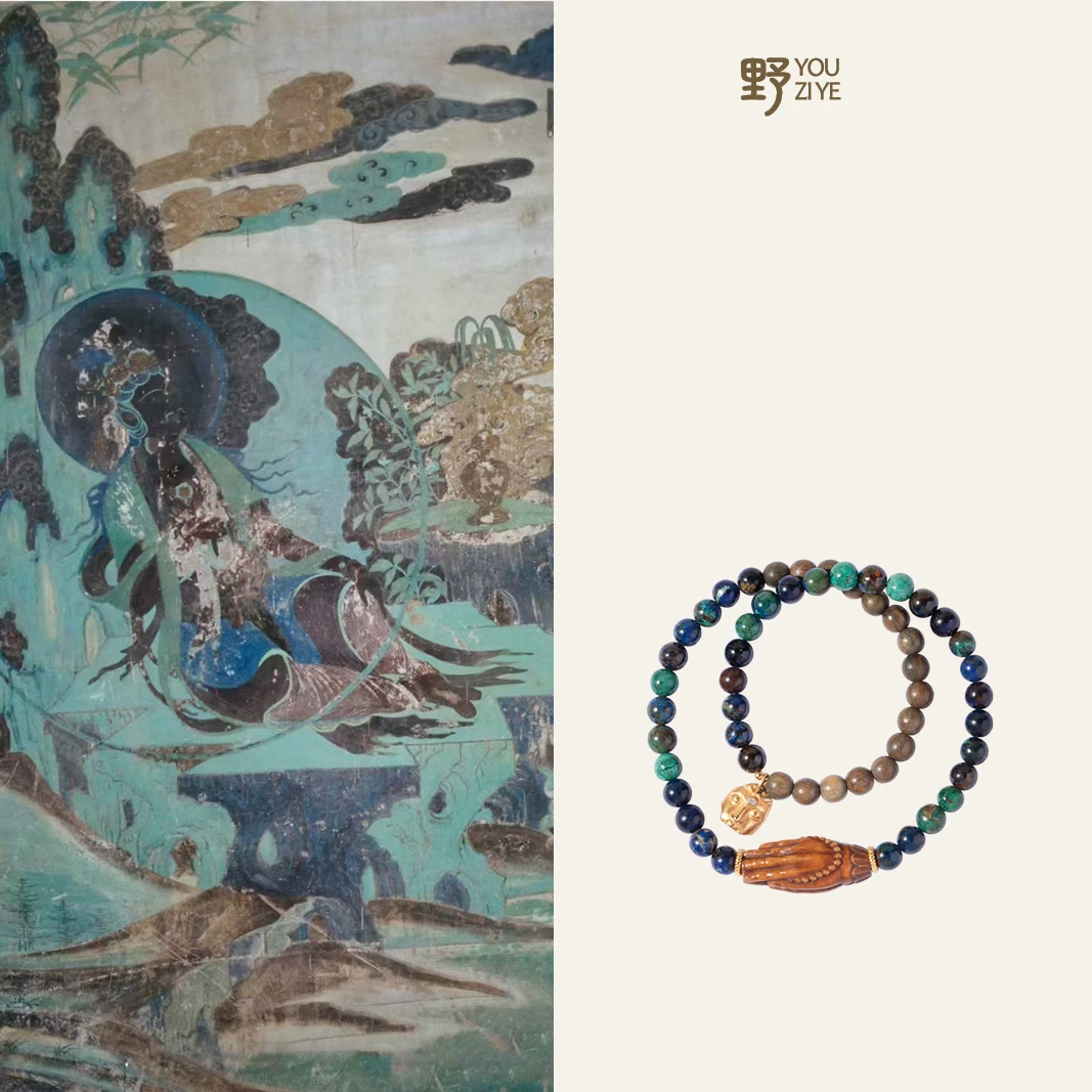 非金属木质手链 【敦煌3窟 水月观音】手串