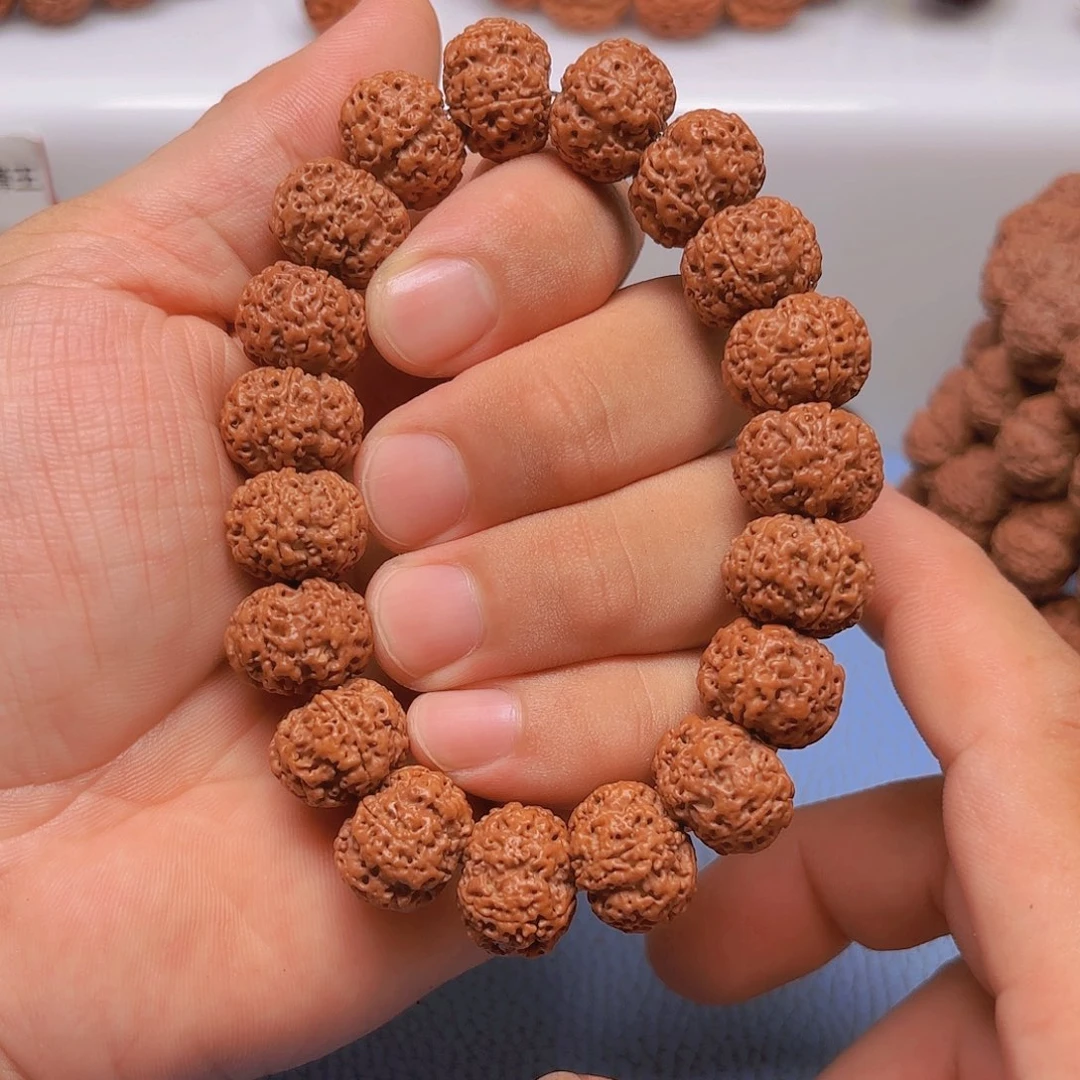 金刚菩提手串拿***铁16mm 迷你五星蜂王