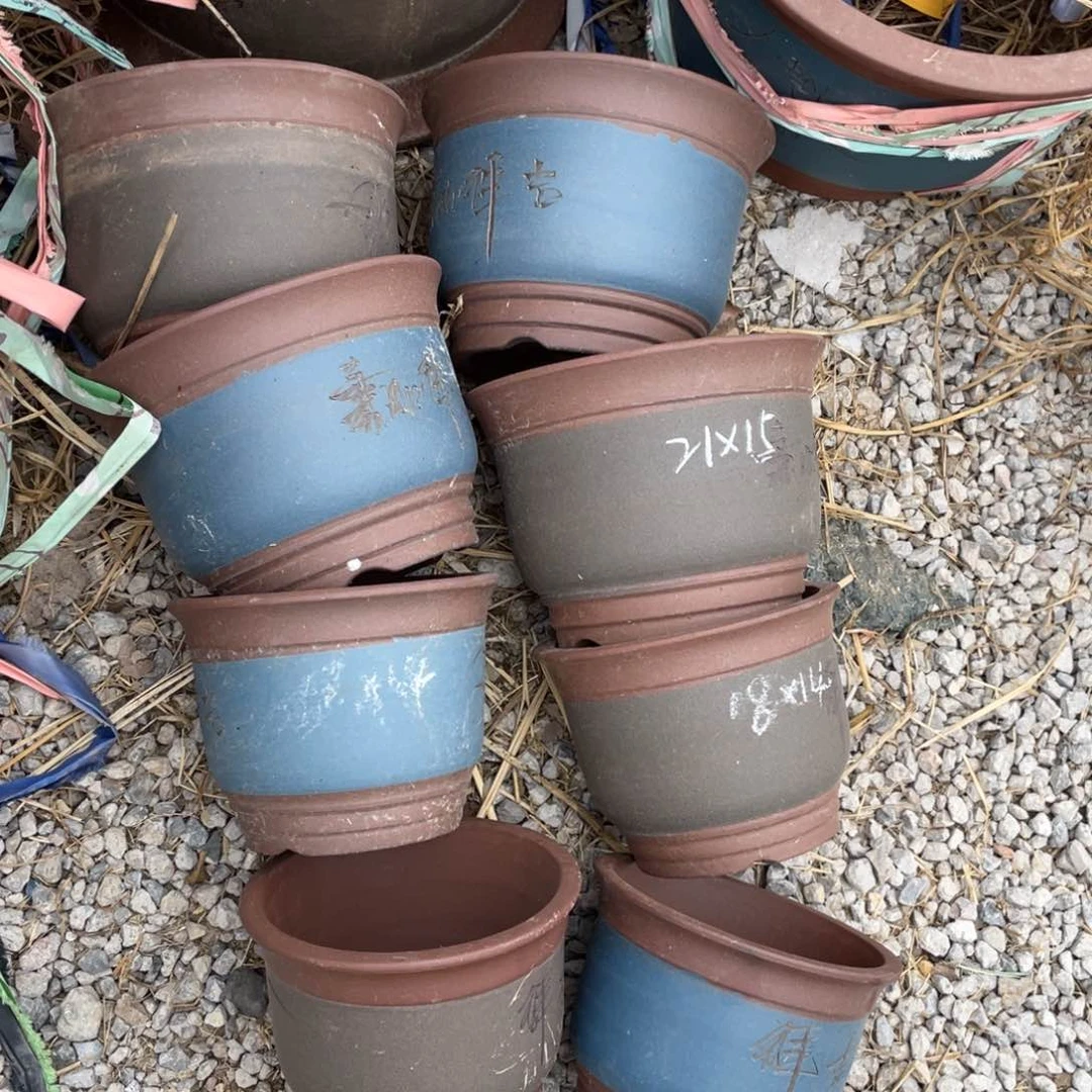 紫砂金钟 21*15四只 18*14四只 一组八只