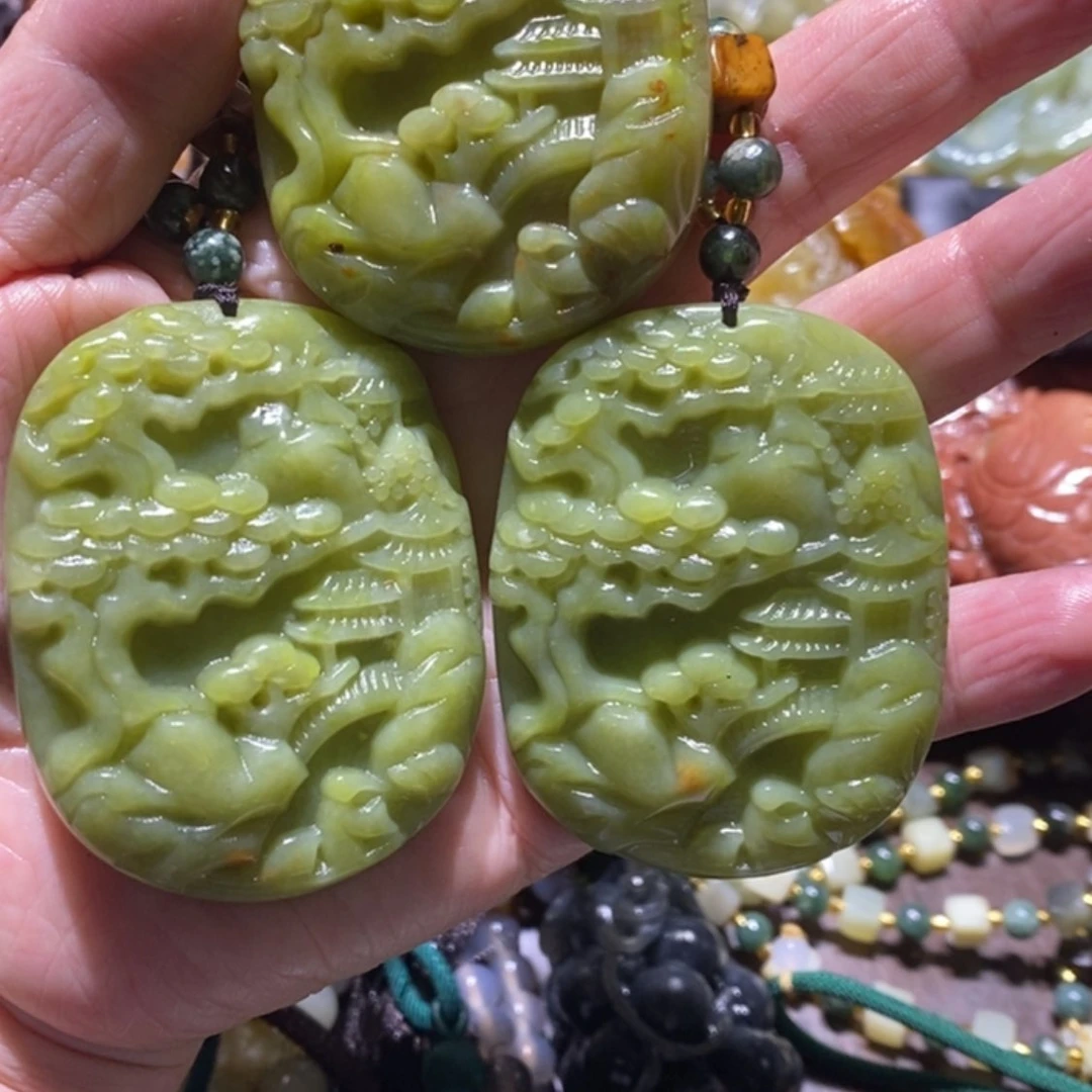 【闪购商品】岫玉毛衣链未镶嵌