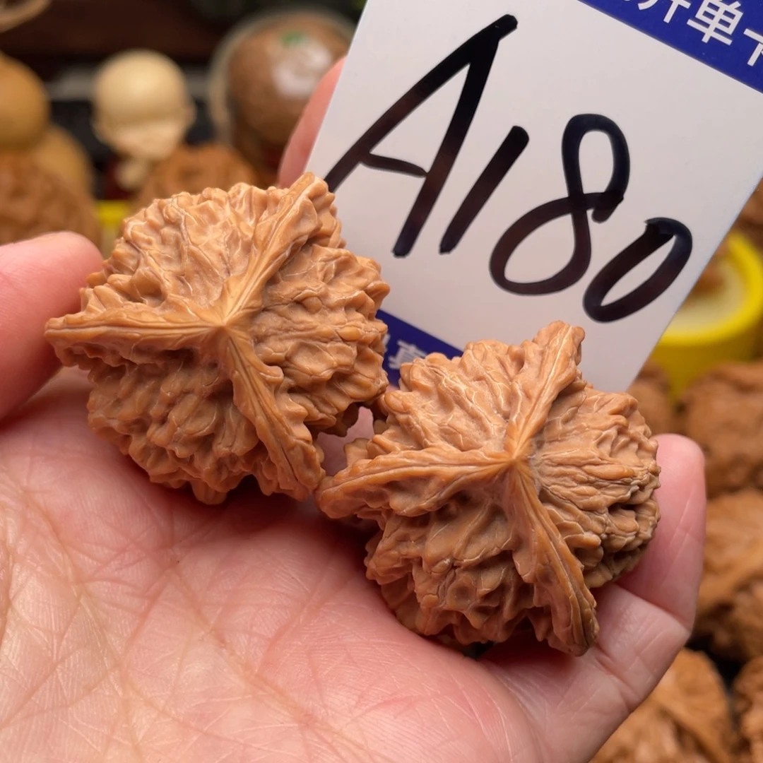 桃核把件盘山三棱36