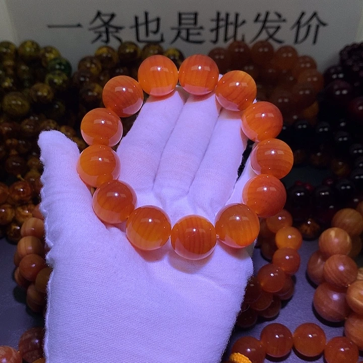 松木（琥珀木）手串/手链1.8 包浆高货