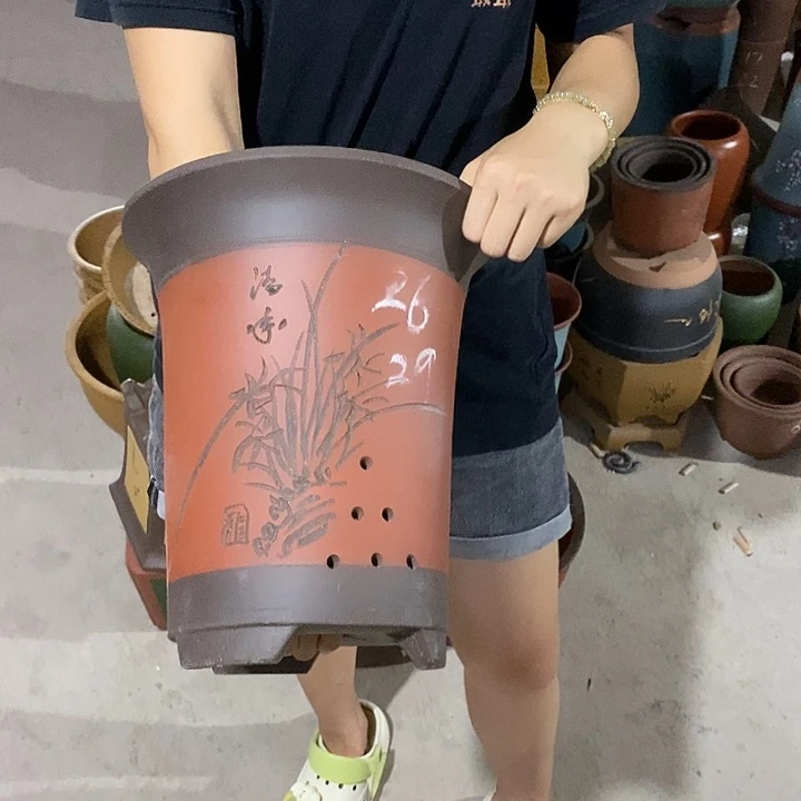 紫砂花盆紫砂花盆