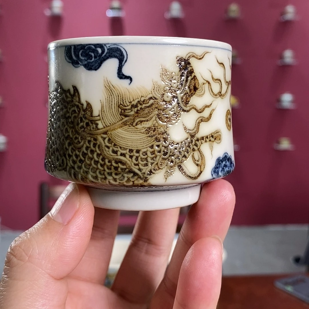 景德镇手工手绘杯子