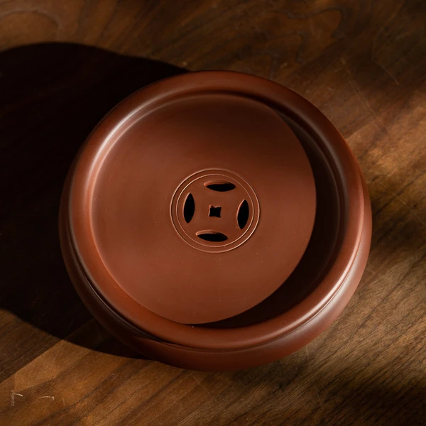 D03-Z010【学茶严选】平底茶船-潮州工夫茶器 直径:20 高:6.5