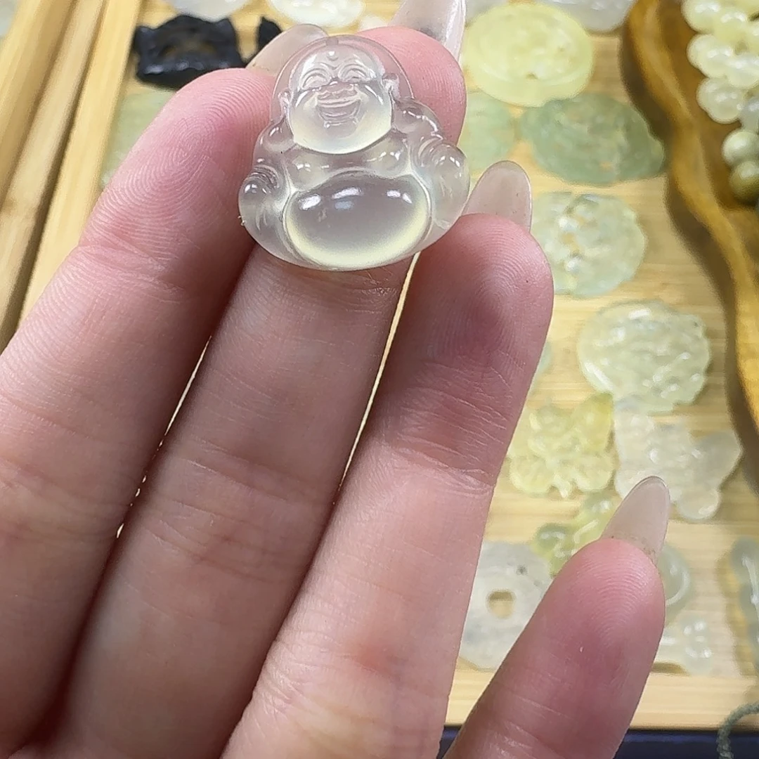 柠***酸蛇纹石玉合金颈饰