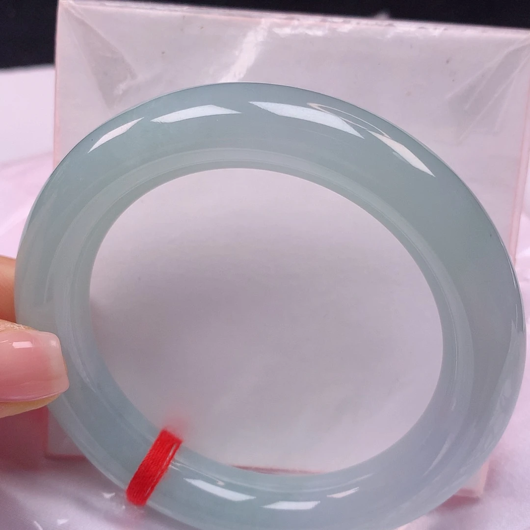【闪购商品】未镶嵌手镯翡翠仙*麦57圆条手镯