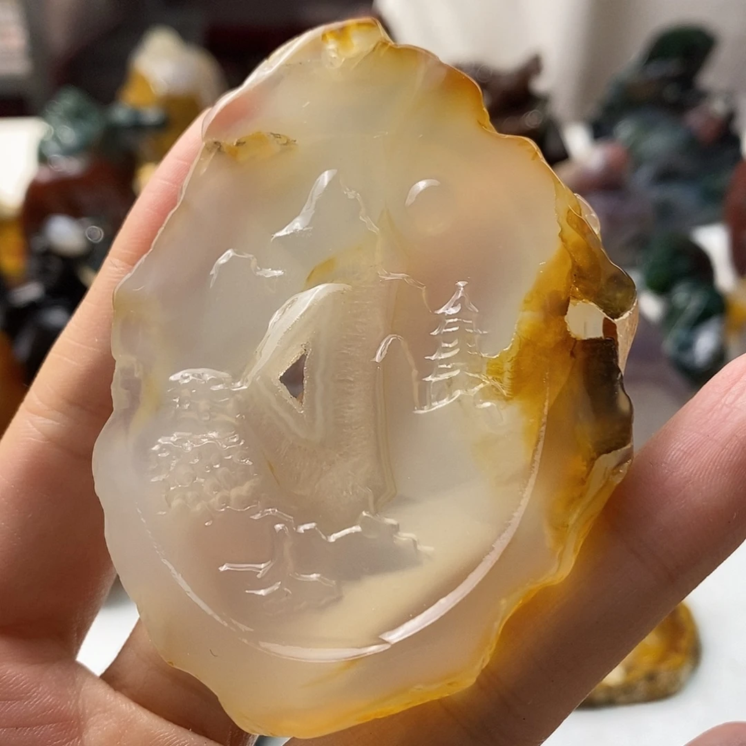 玛瑙/玉髓未镶嵌颈饰