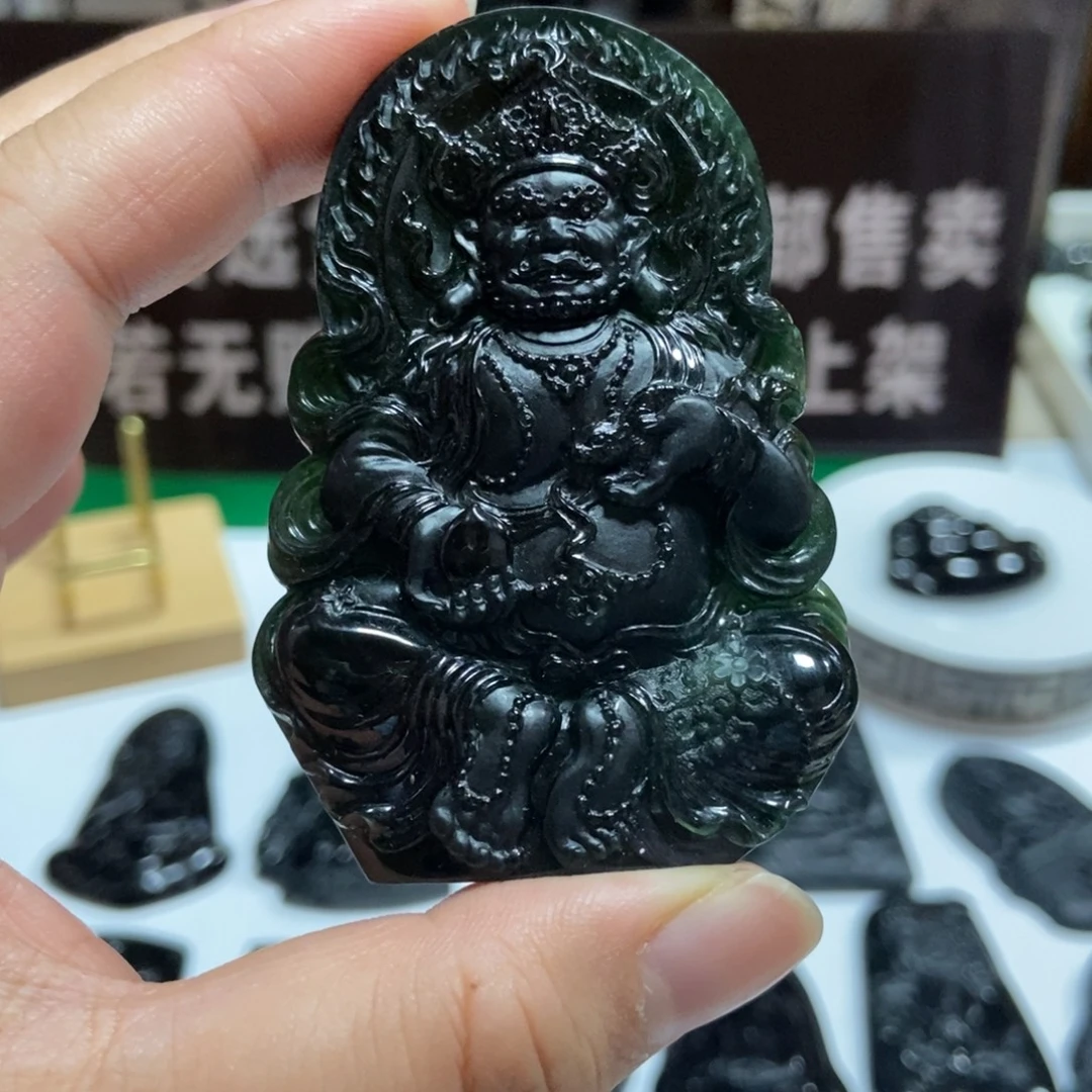 甫***馨未镶嵌定制翡翠黄财