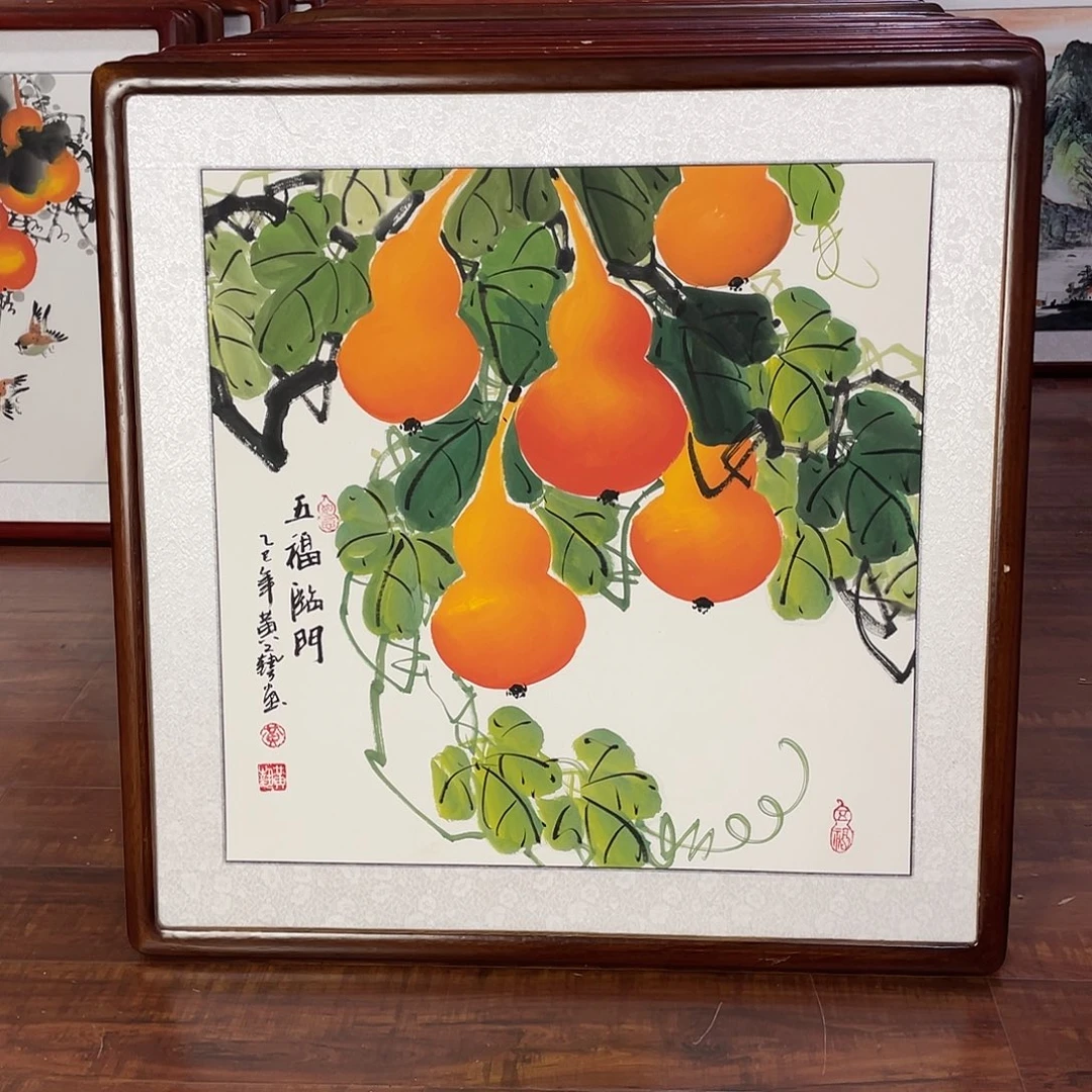 国画带框尺寸63*63厘米