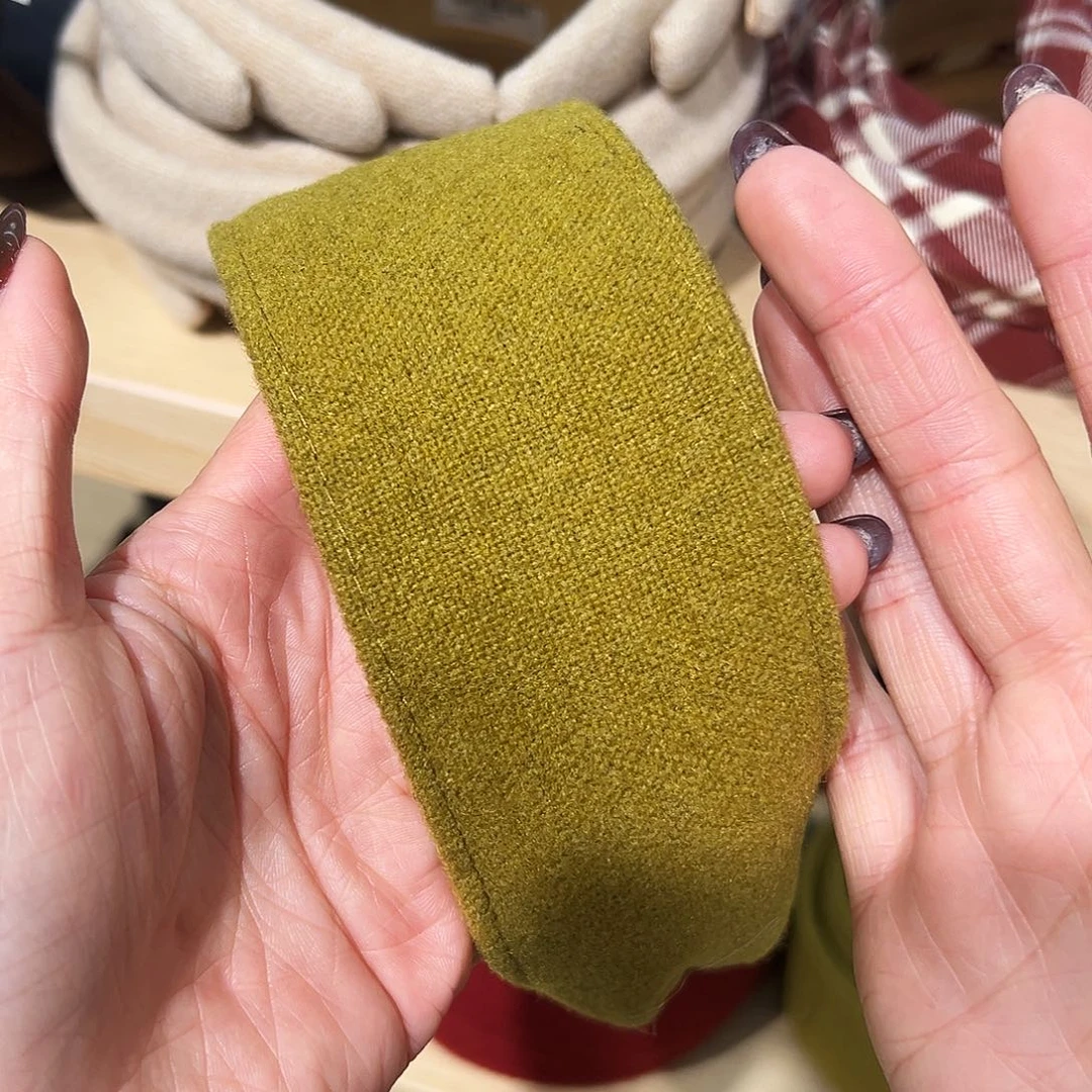 皮质非金属姜黄色发箍