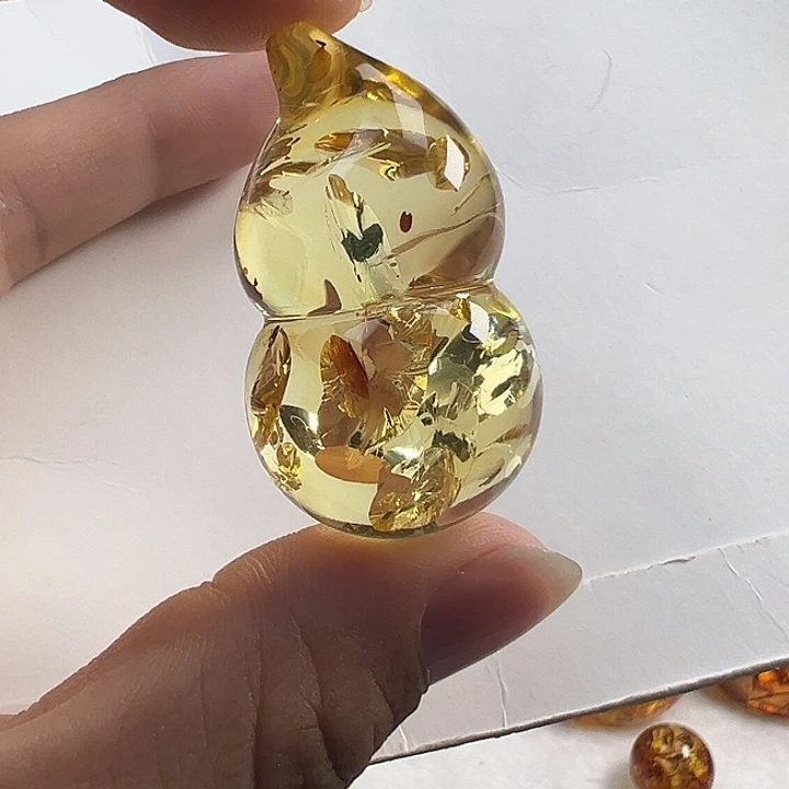 琥珀（花珀）未镶嵌颈饰