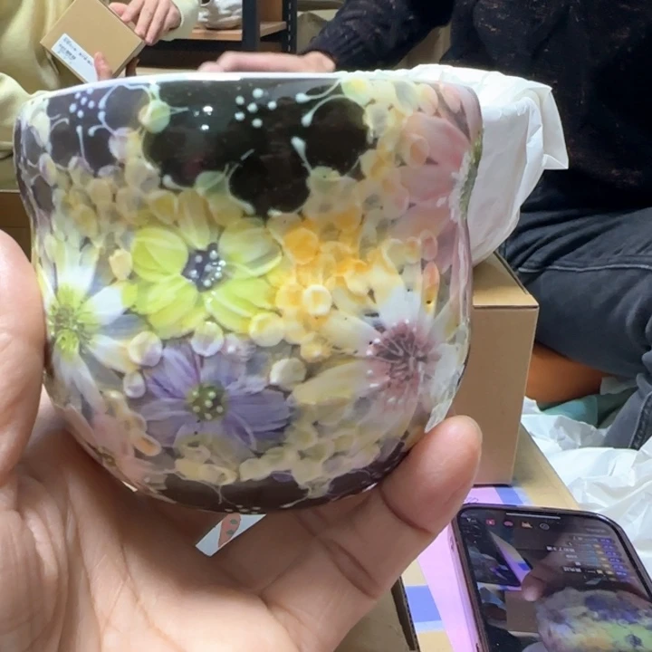 随**缘濑户女子工坊大杯子