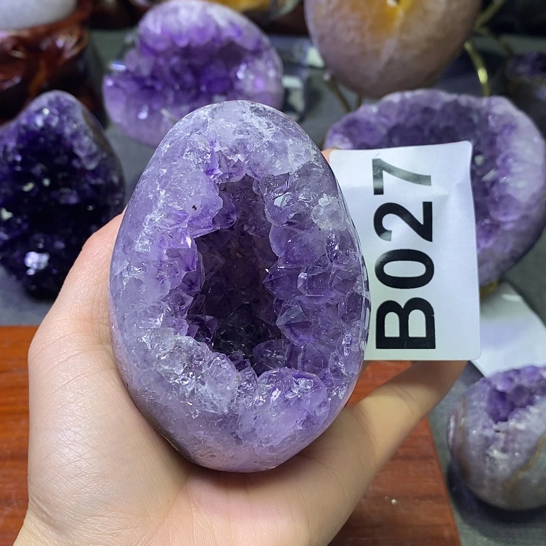 紫晶未镶嵌珠宝半成品