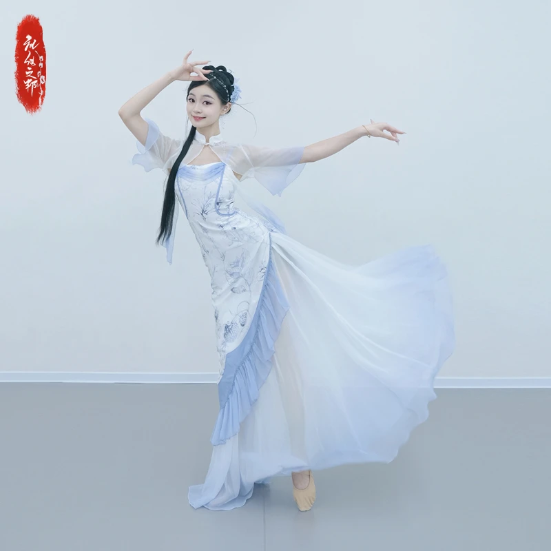 芳泽礼仪之邦新中式日常可穿舞蹈服民国风改良气质旗袍古典服装