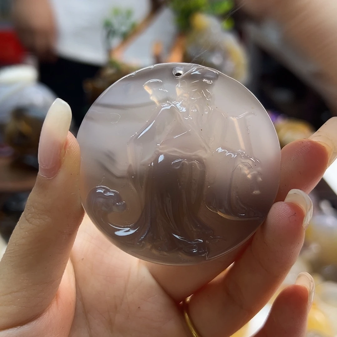 玛瑙/玉髓未镶嵌吊坠(不含链)