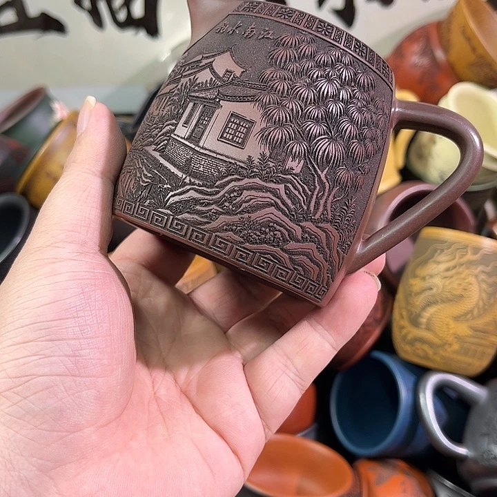 茶杯紫砂全手工紫砂主人被