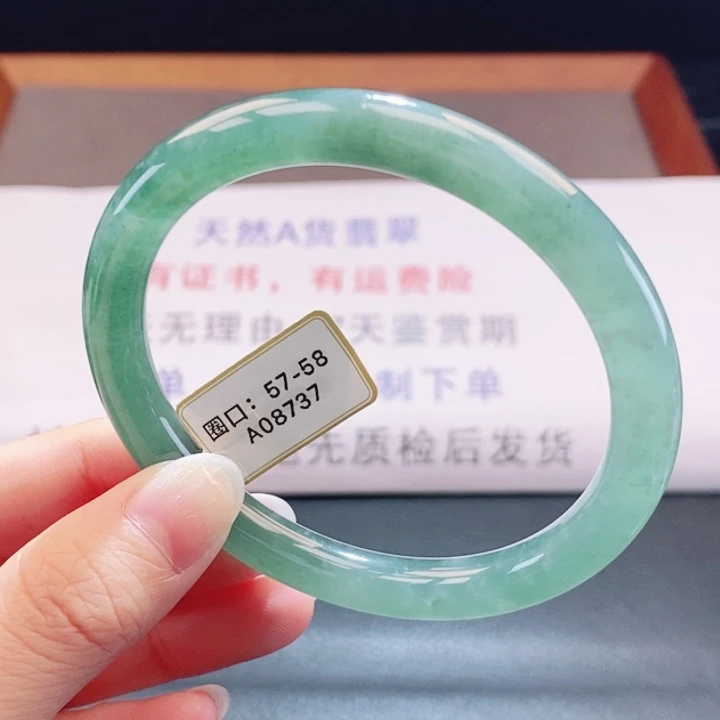 翡翠未镶嵌手镯翡翠手镯35