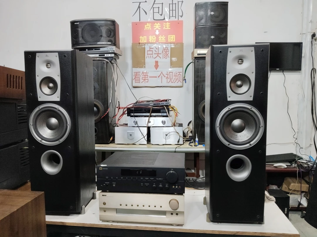 美国品牌纯进口，八寸三分频落地音箱一对，不包邮价格