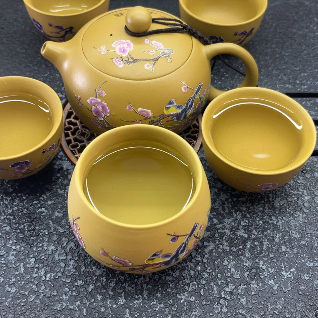 黄金段泥一壶五杯