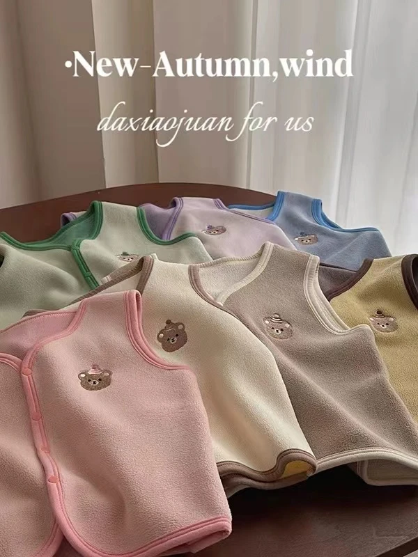 秋冬时尚实穿高弹高密奥利绒保暖马甲